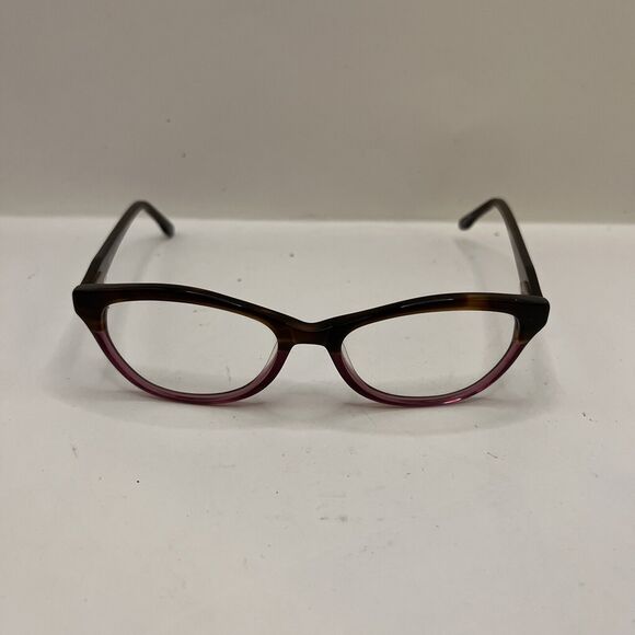 BCBGMAXAZRIA Eyeglasses Julietta Brown Plum Designer Frames Only 52-16-135 - Picture 1 of 6